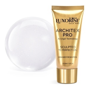 Polygel LUXORISE ARCHITEX PRO - Pure Perfection Collection, Milky Pearl, 30ml