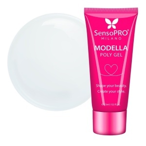 Polygel MODELLA SensoPRO Milano - Milky White, 15ml