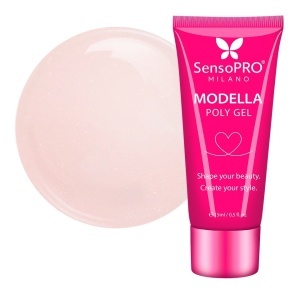 Polygel MODELLA SensoPRO Milano - Peach Veil, 15ml