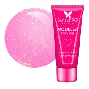 Polygel MODELLA SensoPRO Milano - Pink Bloom, 30ml