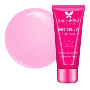 Polygel MODELLA SensoPRO Milano - Pink Sheen, 50ml