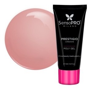 Polygel PRESTIGIO SensoPRO Milano - Nude Praline, 15ml