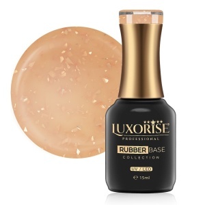 Rubber Base LUXORISE Glamour Collection, Gold Nougat 15ml