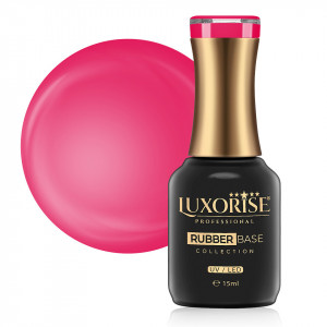 Rubber Base LUXORISE Neon City Collection, Magenta 15ml