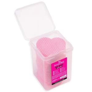 Servetele Unghii Lint Free SensoPRO Milano, 200 buc, Pink Heart - Img 4