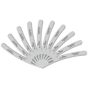 Set 10 pile unghii Banana granulatia 180/240 - SensoPRO Milano