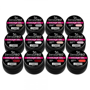 Set 12 Geluri UV Colorate VIP TOP Collection, SensoPRO Milano - Img 2