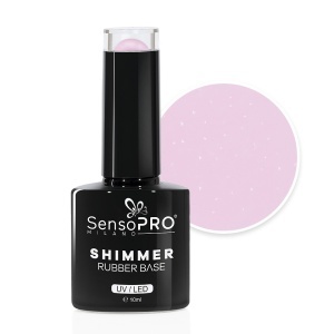 Shimmer Rubber Base SensoPRO Milano 10ml, Diamond Ring #31