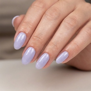 Shimmer Rubber Base SensoPRO Milano 10ml, Silver Euphoria #54 - Img 2