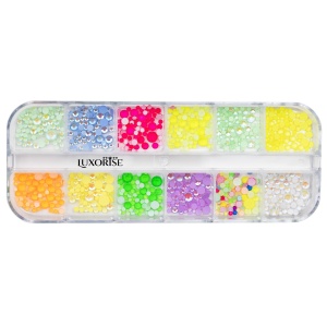 Strasuri Unghii Party Glow, LUXORISE