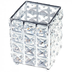 Suport Pensule Crystal Star Silver, LUXORISE