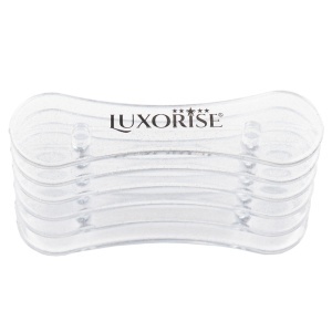 Suport Pensule Unghii LUXORISE, 5 sloturi, Transparent - Img 3