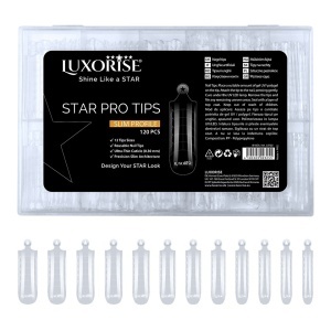 Tipsuri Profesionale Reutilizabile STAR PRO TIPS Slim Profile LUXORISE, 120pcs - Img 8