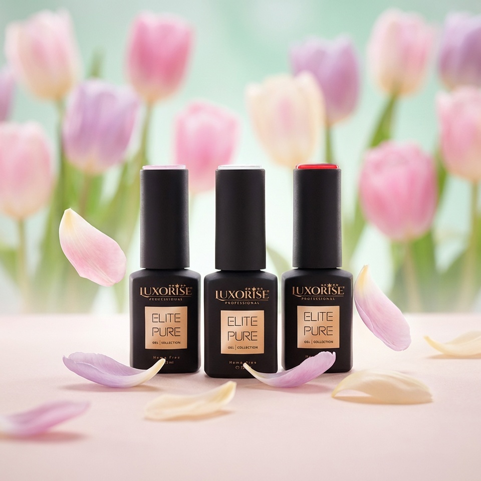 Set 3 Oje Semipermanente LUXORISE Elite - Spring Elite - Limited edition