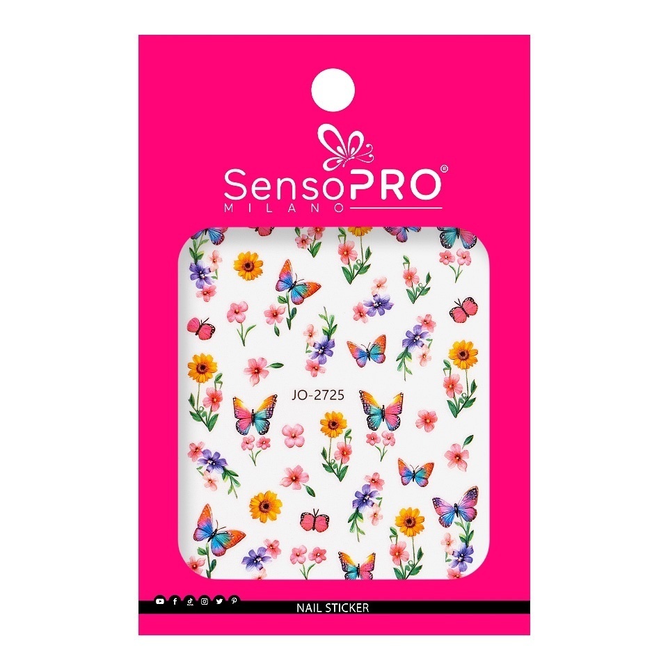 Abtibild Unghii SensoPRO Milano - Butterfly Effect