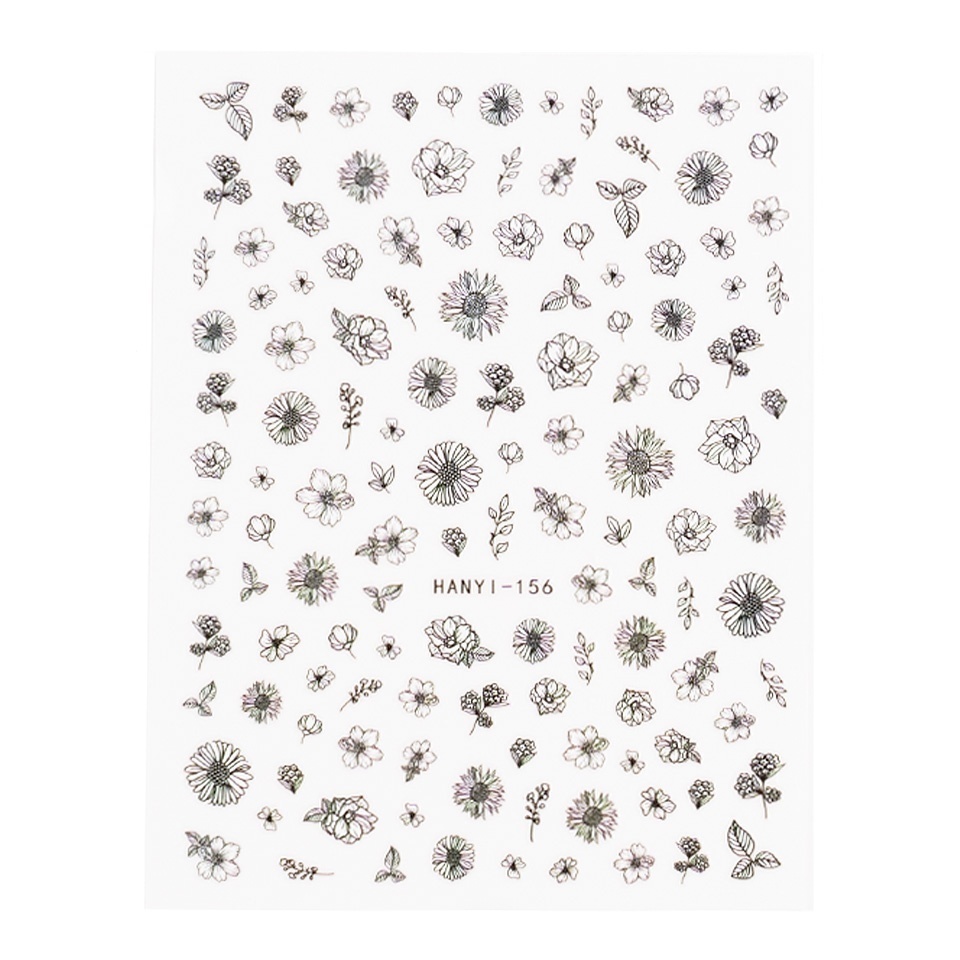 Abtibild Unghii SensoPRO Milano - Fresh Florals - 1 | YEO