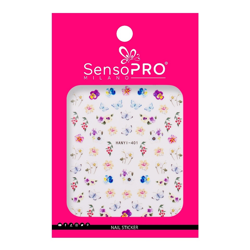 Abtibild Unghii SensoPRO Milano - Garden Party - 1 | YEO