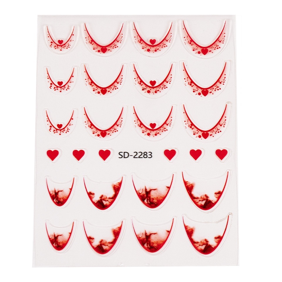 Abtibild Unghii SensoPRO Milano - Magma French - 1 | YEO