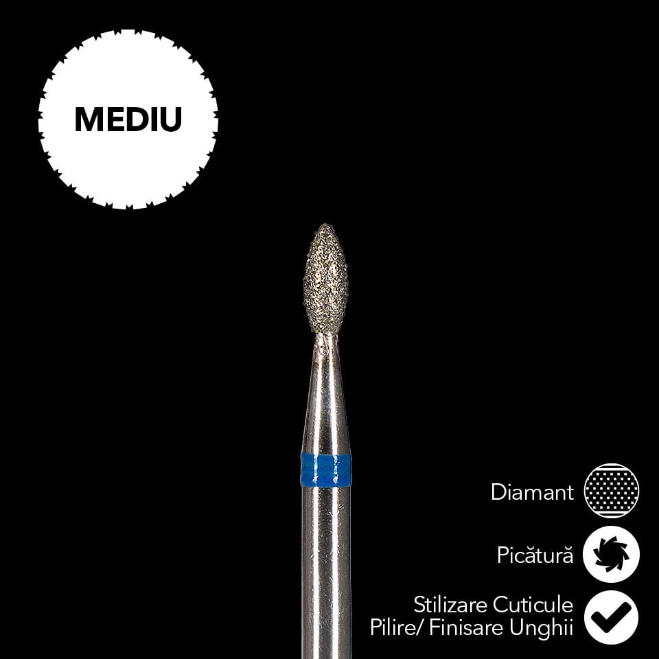 Capat Freza Diamant LUXORISE Conica, duritate medie GS06 - 1 | YEO