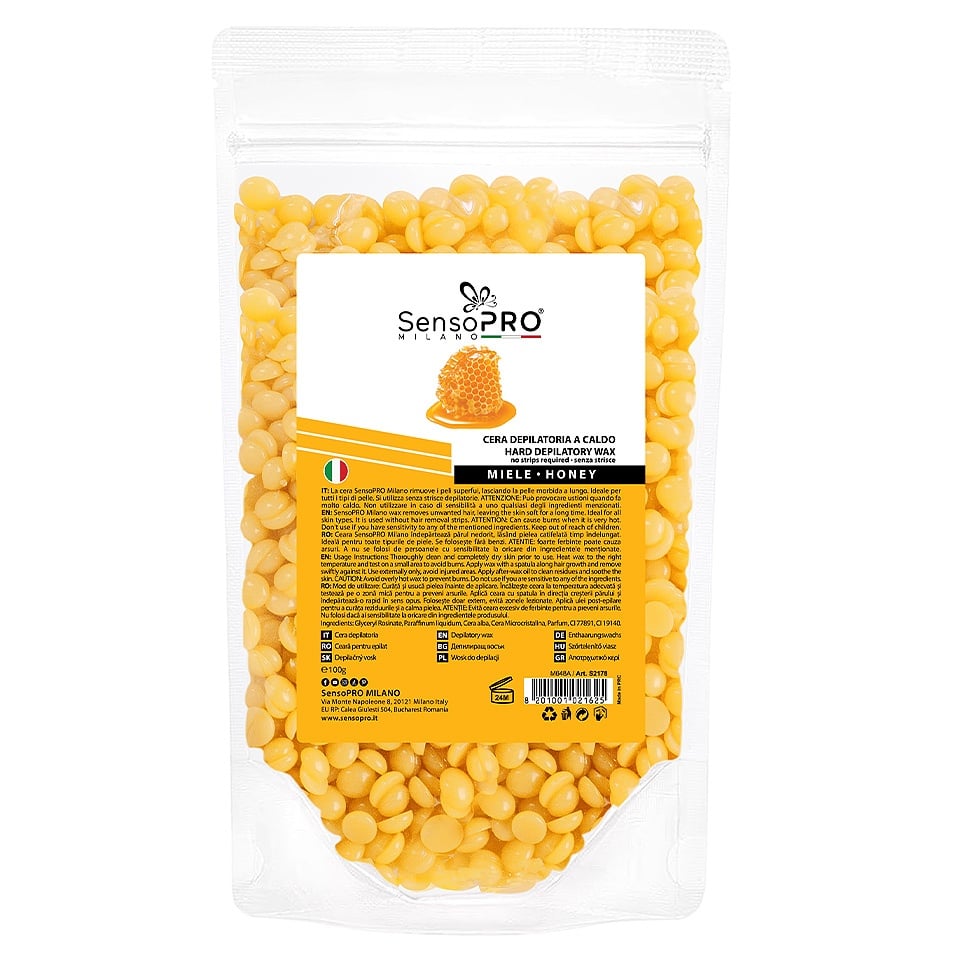 Ceara Epilat Elastica Granule SensoPRO Milano Honey, 100g