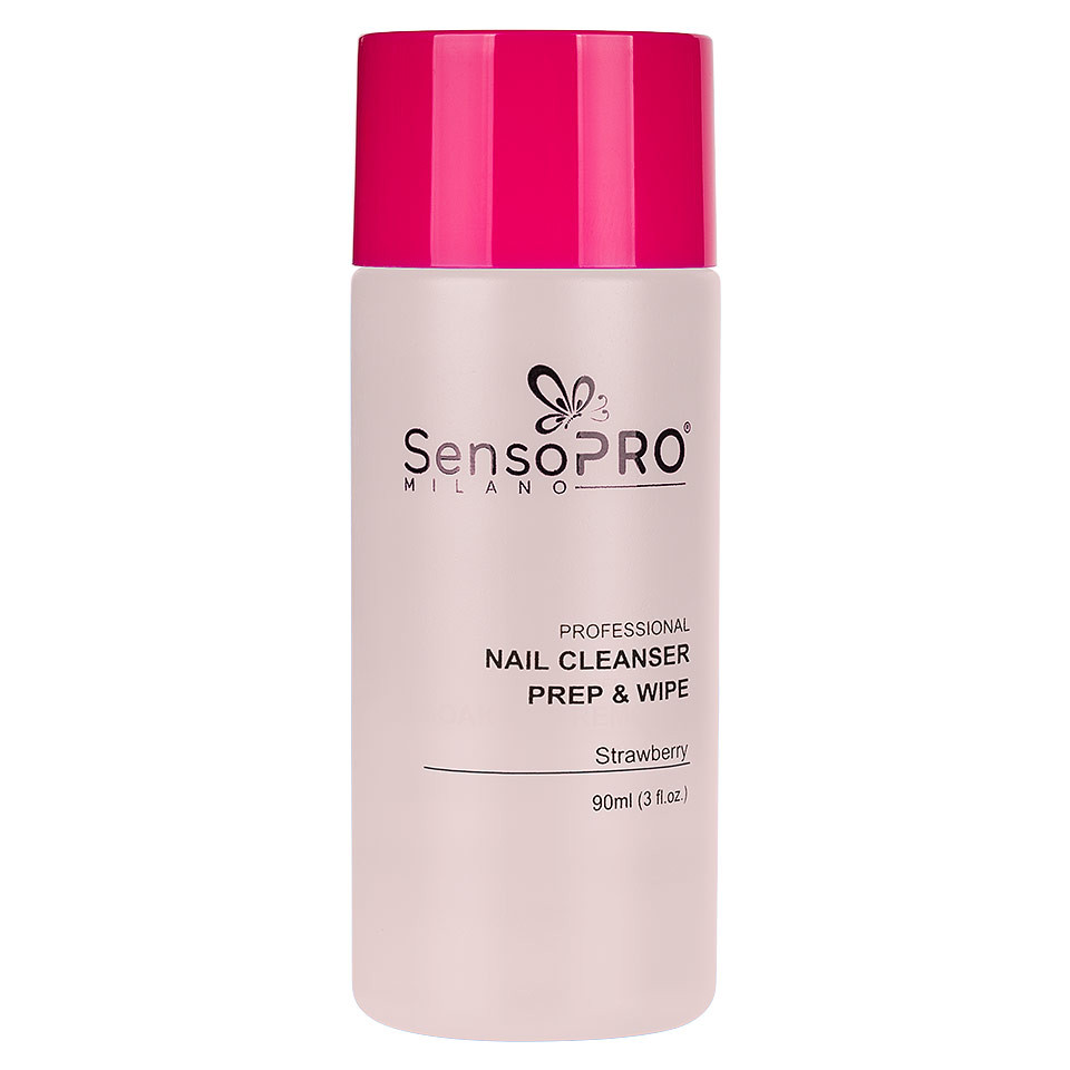 Cleanser Unghii Strawberry SensoPRO Milano, 90ml