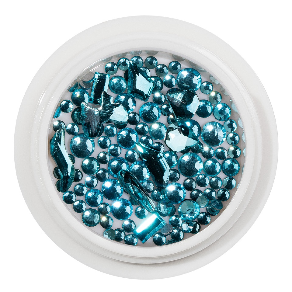 Cristale Unghii LUXORISE, Diamond Aqua