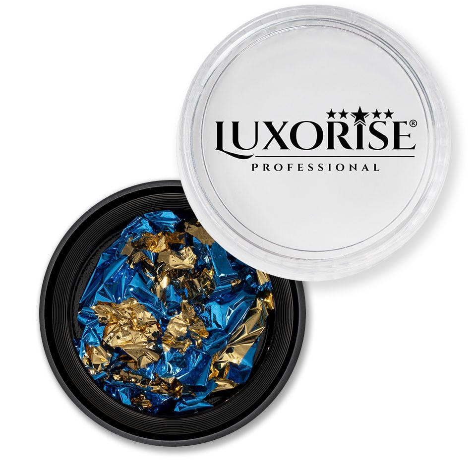 Foita Unghii LUXORISE - Unique Blue & Gold #04 - 1 | YEO