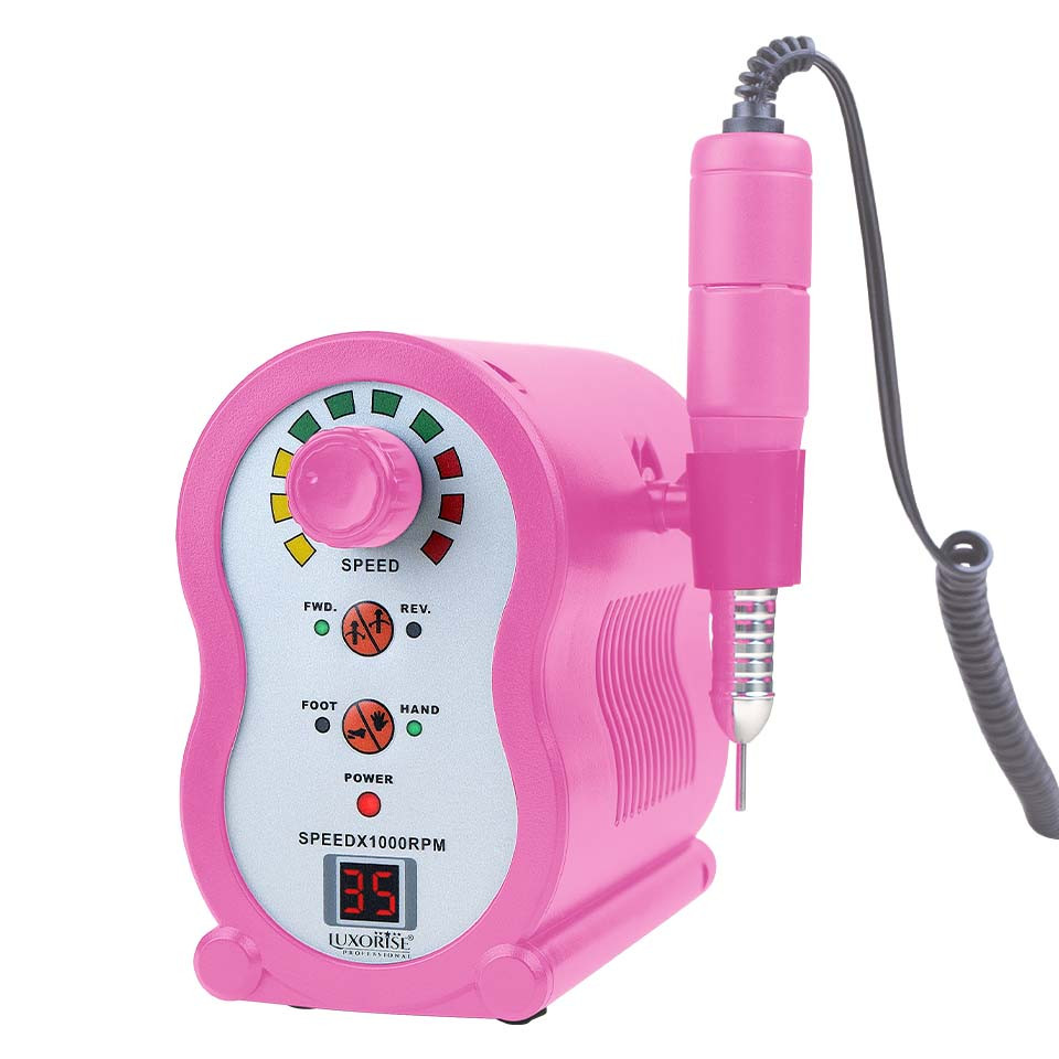 Freza Unghii Profesionala XPERT Ultra - LUXORISE , 35.000 RPM, Pink