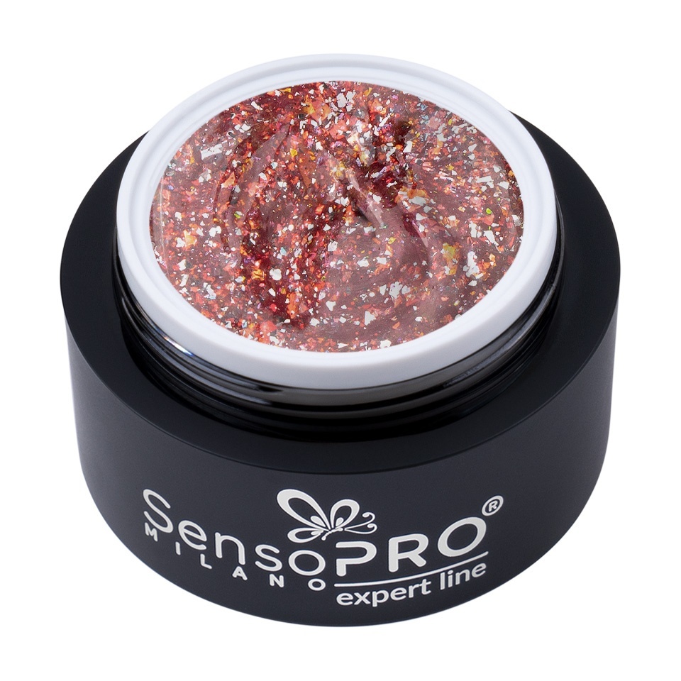 Gel Colorat SensoPRO Milano Expert Line - Berry Glitz 5ml - 1 | YEO