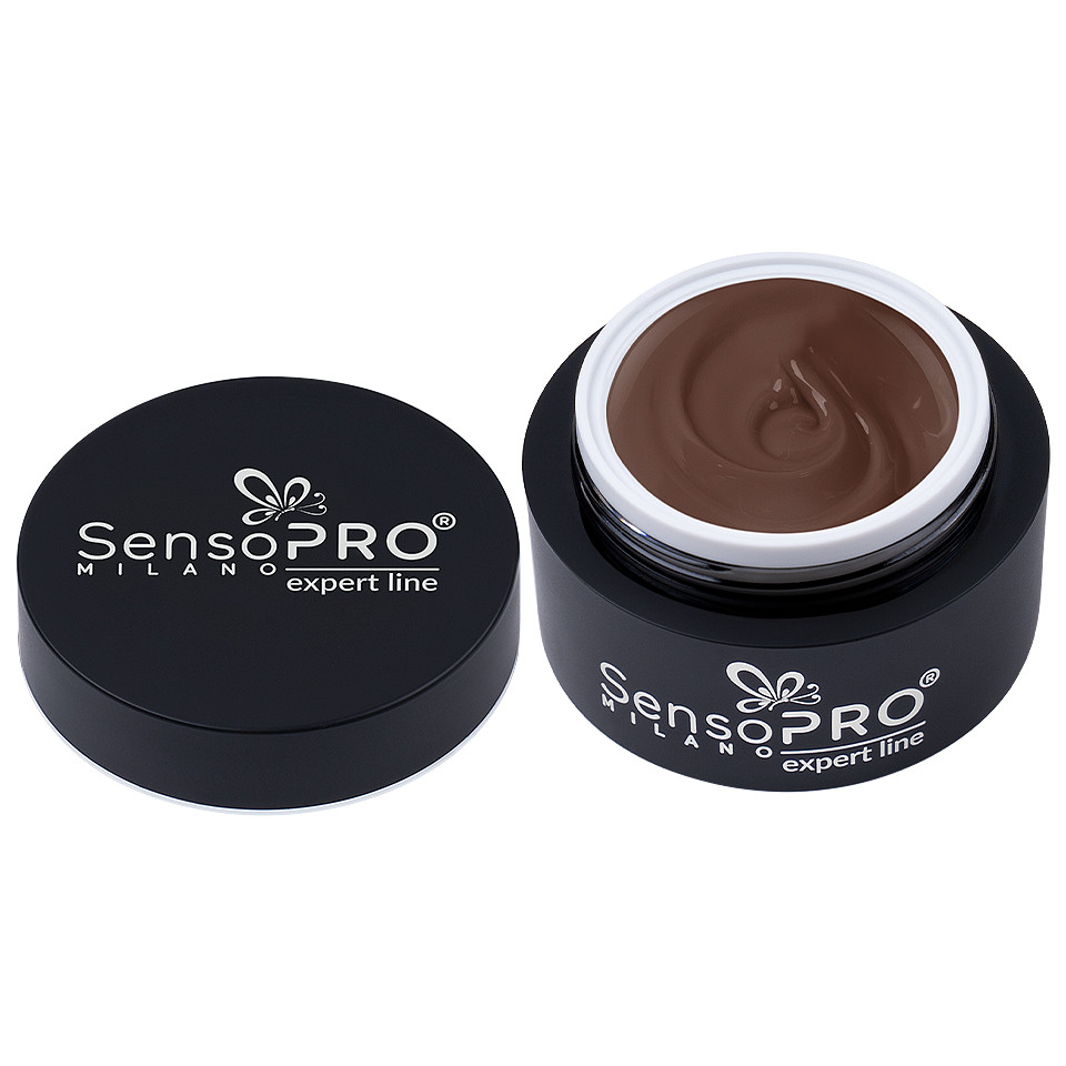 Gel Colorat UV SensoPRO Milano Expert Line - Black Coffee 5ml - 2 | YEO