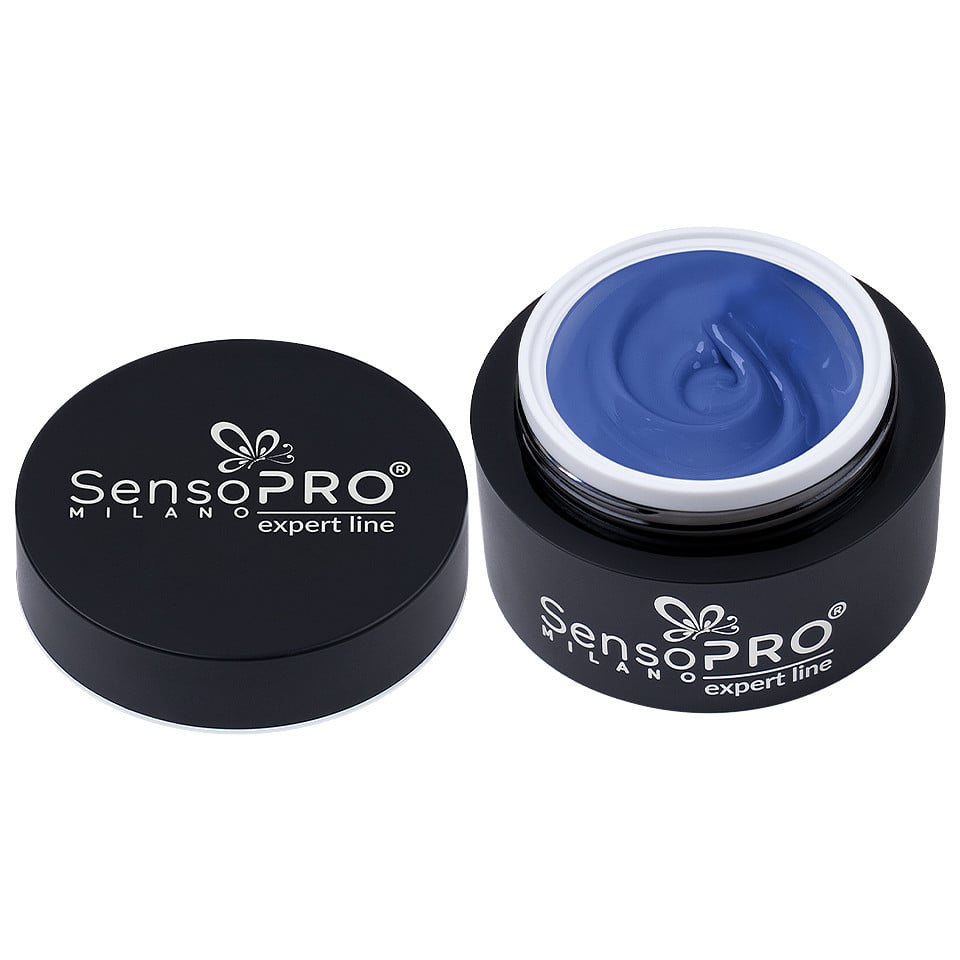 Gel Colorat UV SensoPRO Milano Expert Line - Blue Ribbon 5ml - 2 | YEO