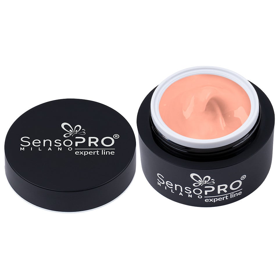 Gel Constructie Unghii Expert Line SensoPRO Milano - Peach 15ml - 1 | YEO