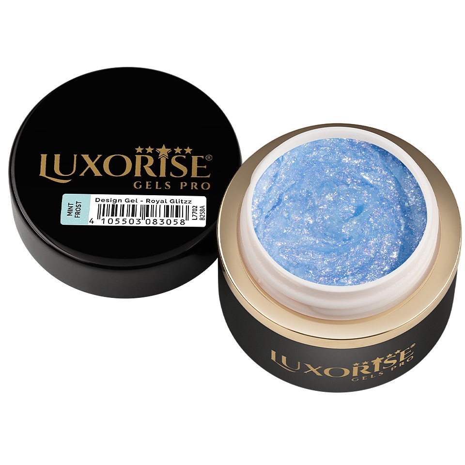 Gel Design 3D LUXORISE - Royal Glitz, Mint Frost 5ml - 1 | YEO