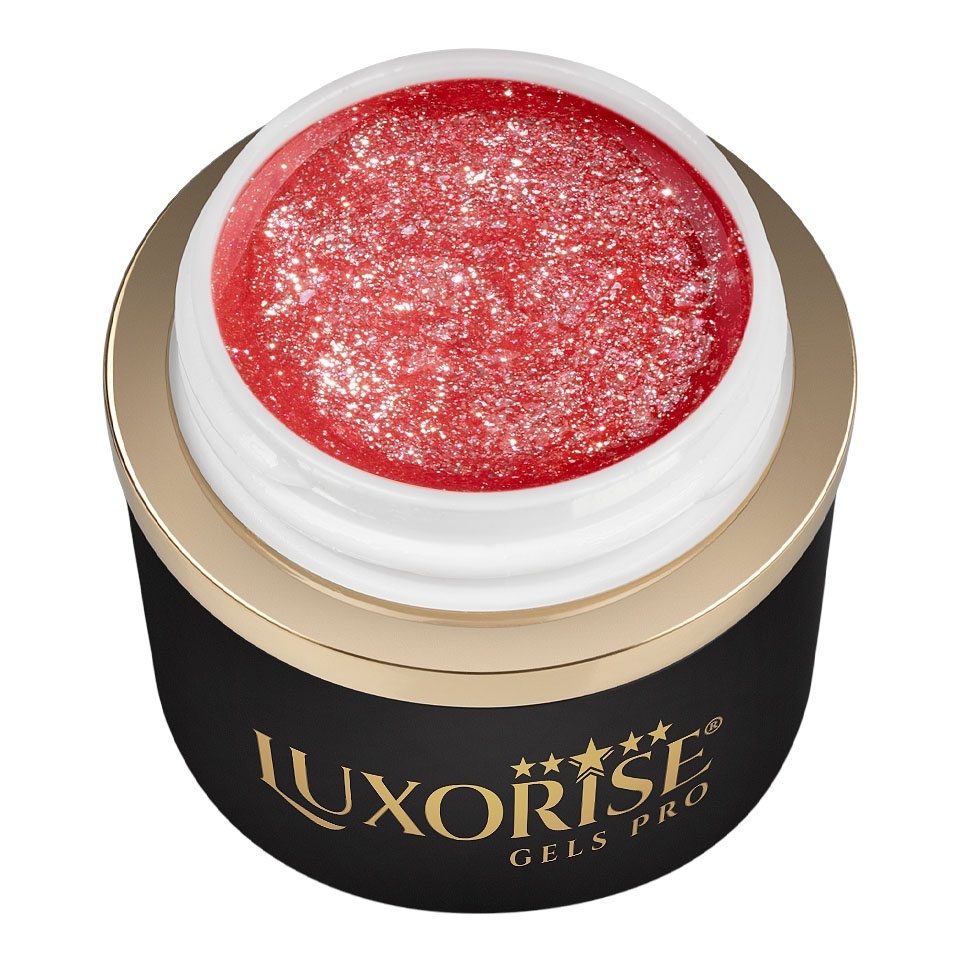 Gel Design 3D LUXORISE - Royal Glitz, Ruby Dreams 5ml