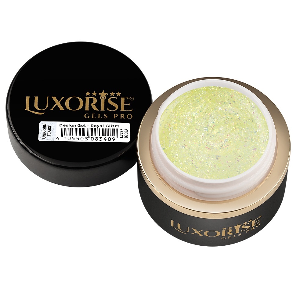 Gel Design 3D LUXORISE - Royal Glitz, Unicorn Tears 5ml - 1 | YEO