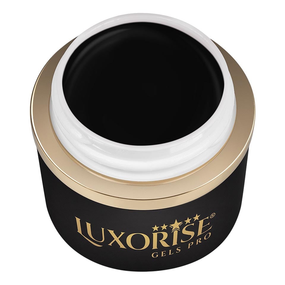 Gel Pictura Unghii LUXORISE Perfect Line - Black, 5ml - 2 | YEO