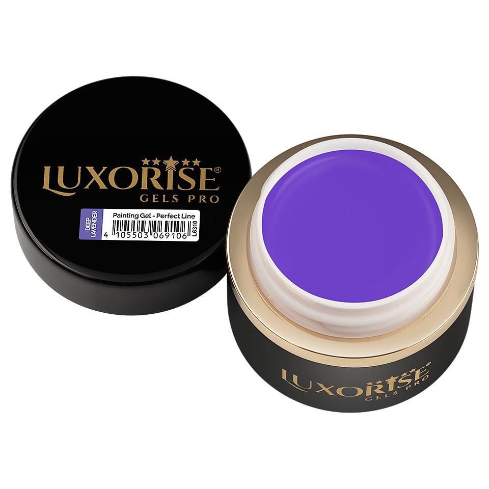 Gel Pictura Unghii LUXORISE Perfect Line - Deep Lavender, 5ml - 1 | YEO