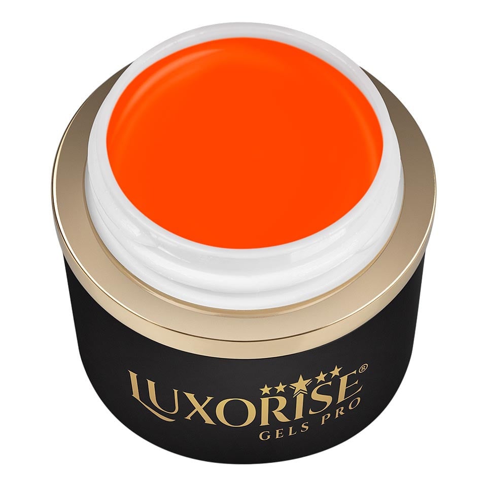 Gel Pictura Unghii LUXORISE Perfect Line - Neon Orange, 5ml - 1 | YEO