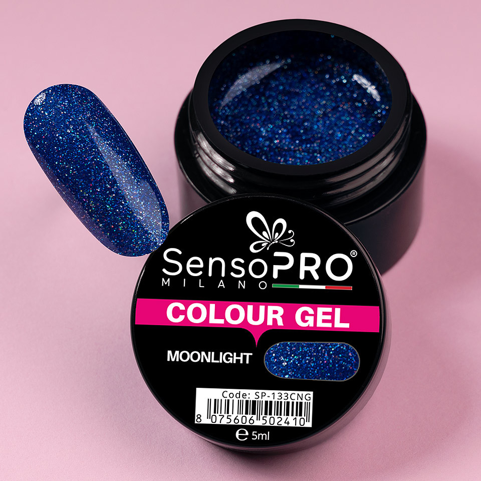 Gel UV Colorat Moonlight 5ml, SensoPRO Milano - 3 | YEO