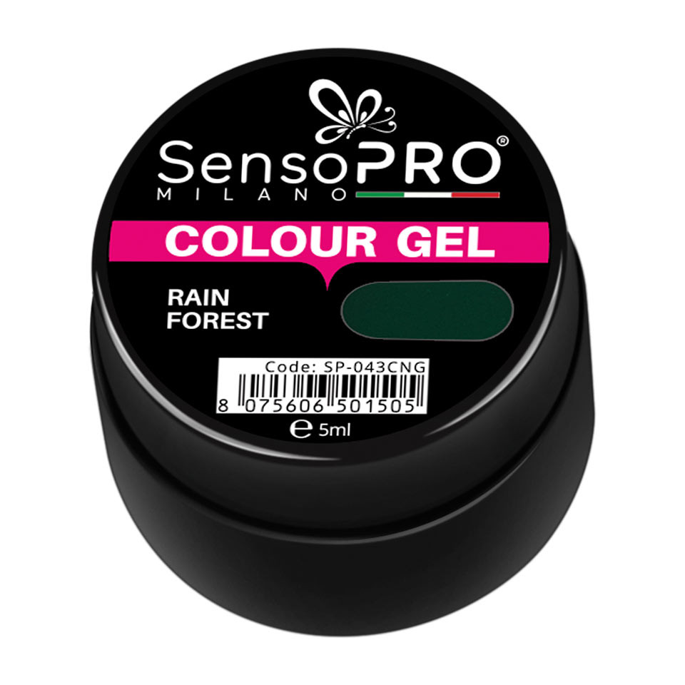 Gel UV Colorat Rain Forest 5ml, SensoPRO Milano - 1 | YEO