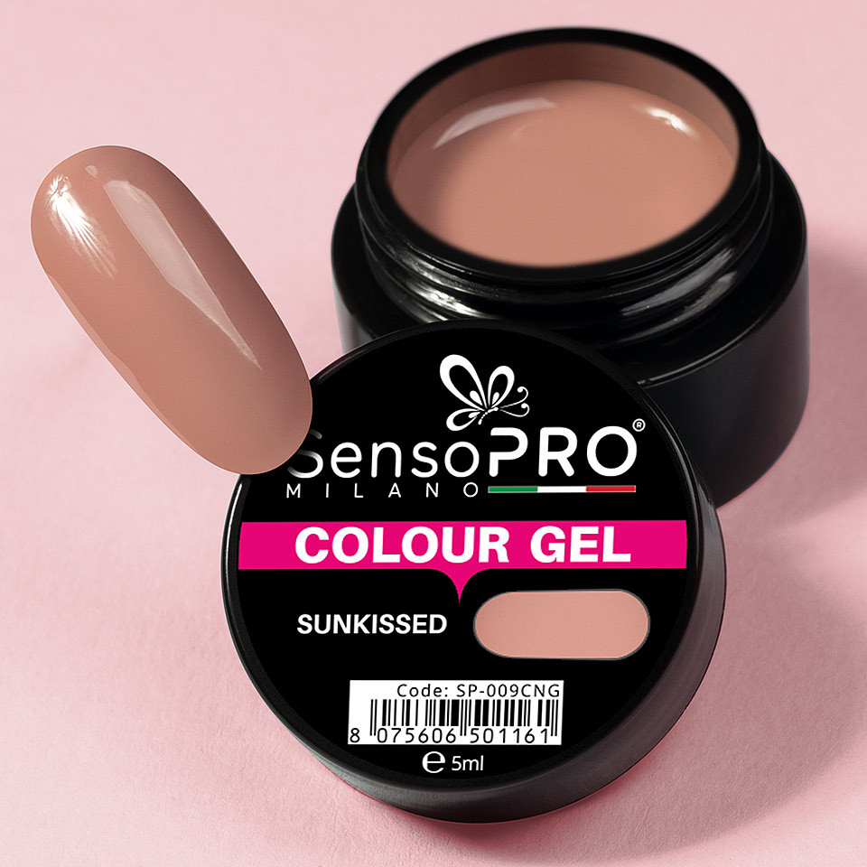 Gel UV Colorat Sunkissed 5ml, SensoPRO Milano - 2 | YEO