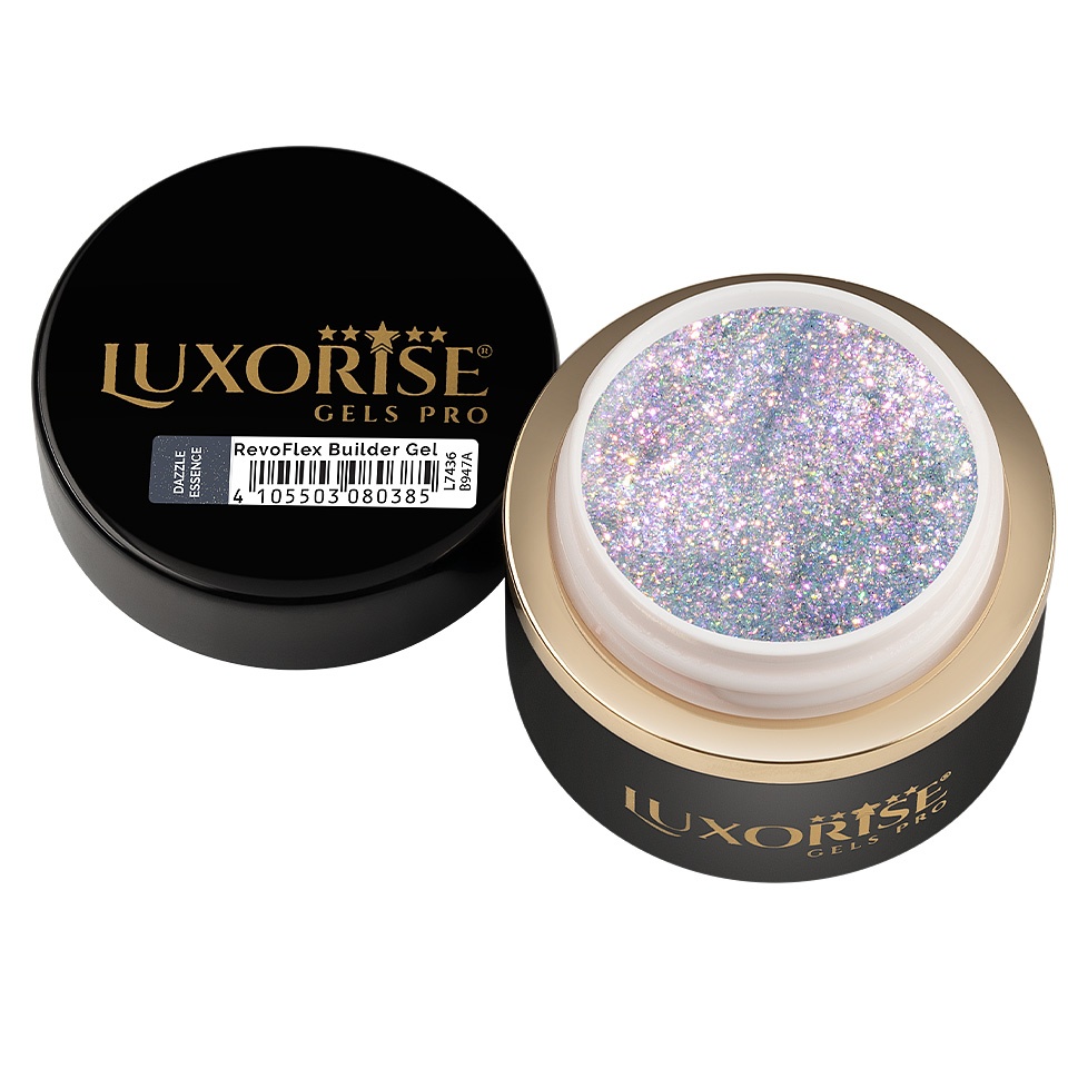 Gel UV Constructie Unghii RevoFlex LUXORISE 15ml, Dazzle Essence - 1 | YEO