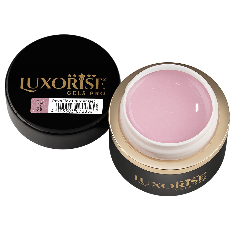 Gel UV Constructie Unghii RevoFlex LUXORISE 15ml, Ginger Spice - 1 | YEO