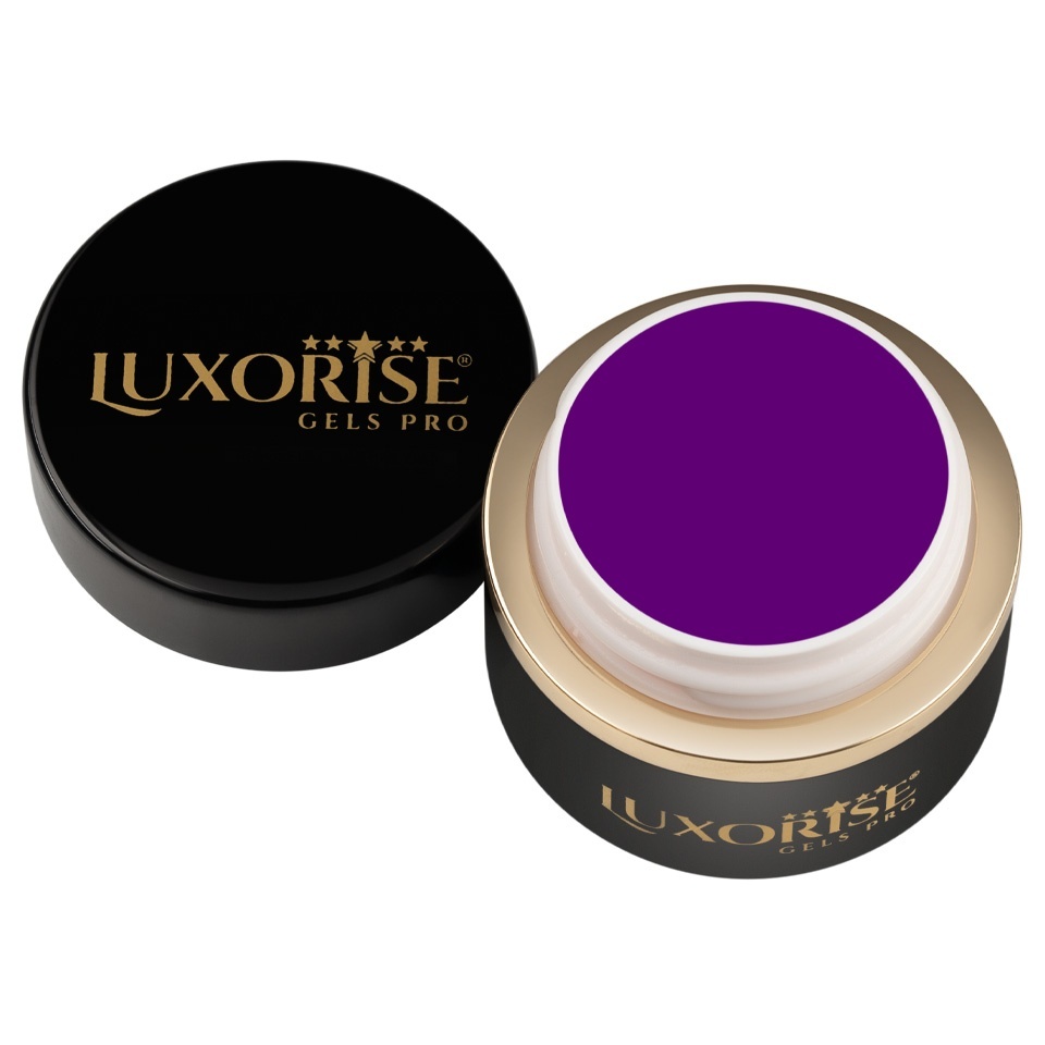 Gel UV Constructie Unghii RevoFlex Neon LUXORISE 15ml, Purple - 1 | YEO