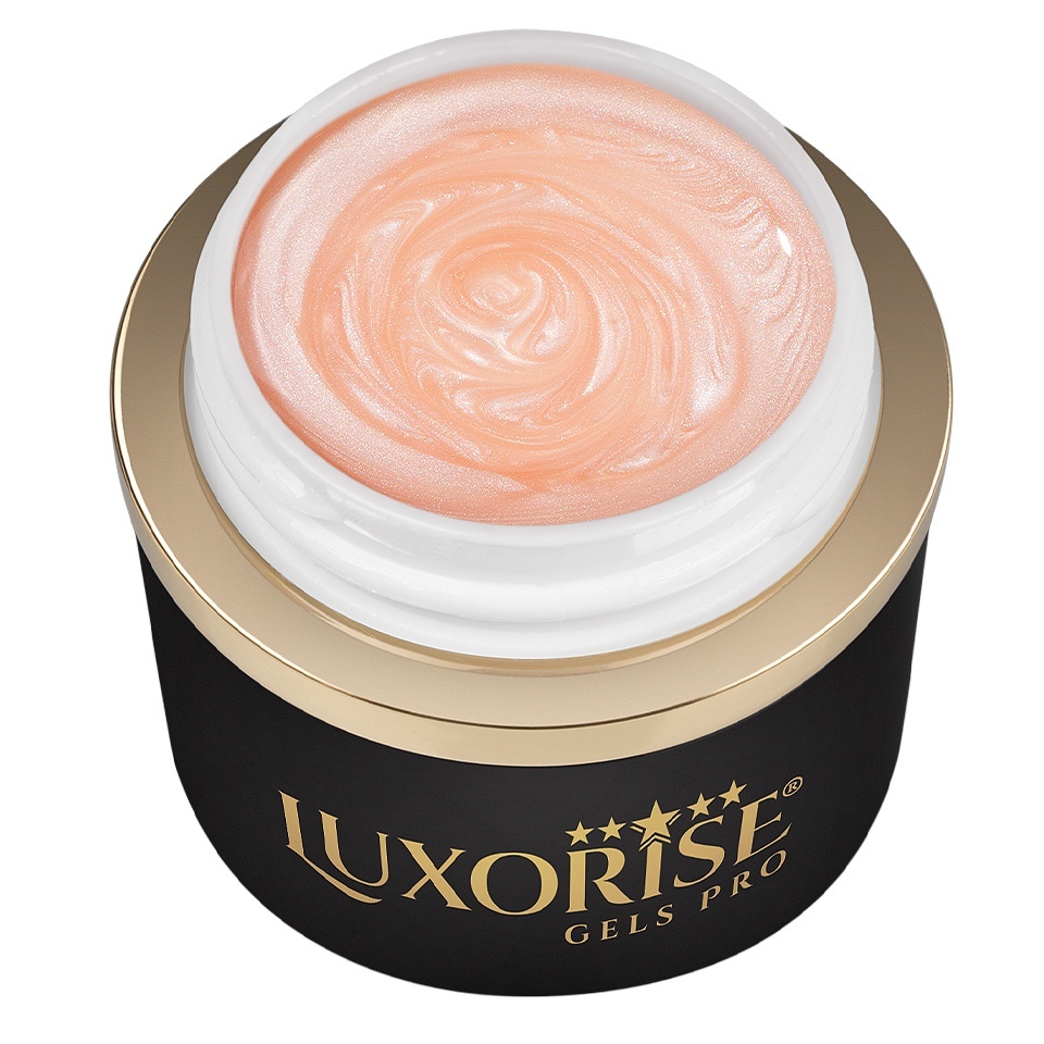 Gel UV Constructie Unghii RevoFlex Royal Pearls LUXORISE 15ml, Golden Muse - 1 | YEO