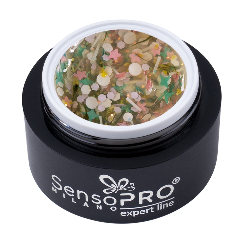 Gel UV Transparent Bloom Dream, SensoPRO Milano Expert Line - Glace Mist 5ml - 2 | YEO