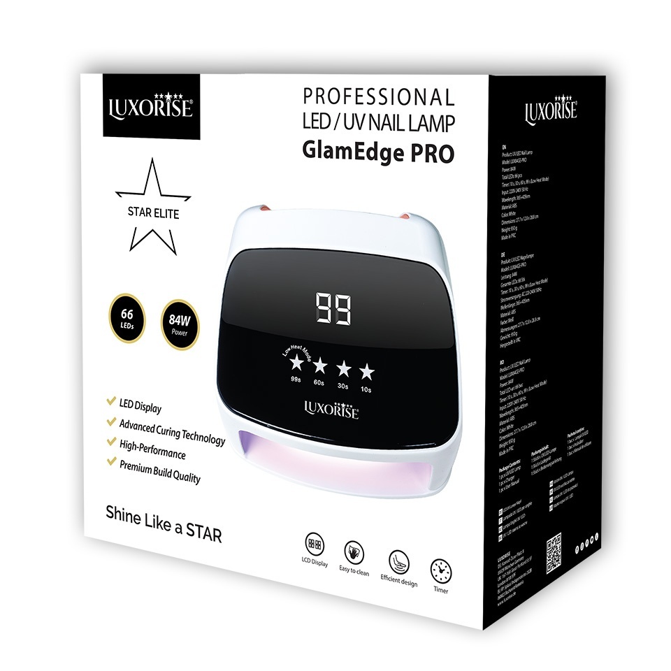 Lampa Unghii UV / LED 84W GlamEdge PRO - LUXORISE - 1 | YEO