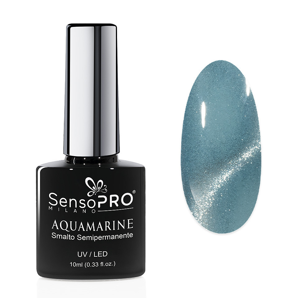 Oja Semipermanenta Aquamarine SensoPRO Milano 10ml, Tropical Wave