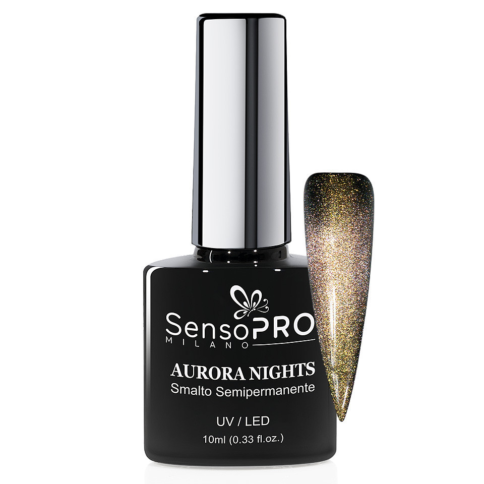 Oja Semipermanenta Aurora Nights SensoPRO Milano 10ml, Stunning Moon 05