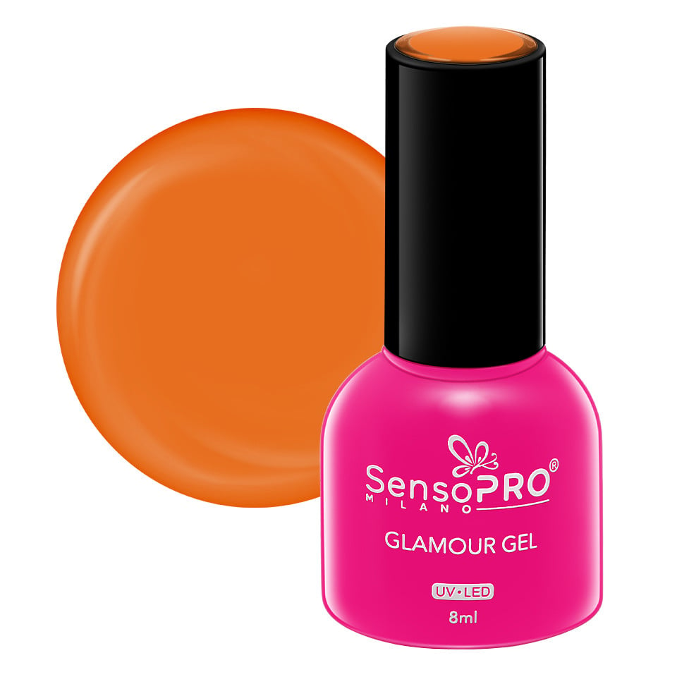 Oja Semipermanenta Glamour Gel SensoPRO Milano 8ml, Ravishing Coral #51